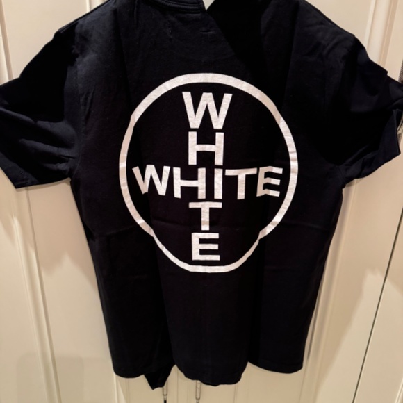 OFF-White-main label black tee - Picture 1 of 10